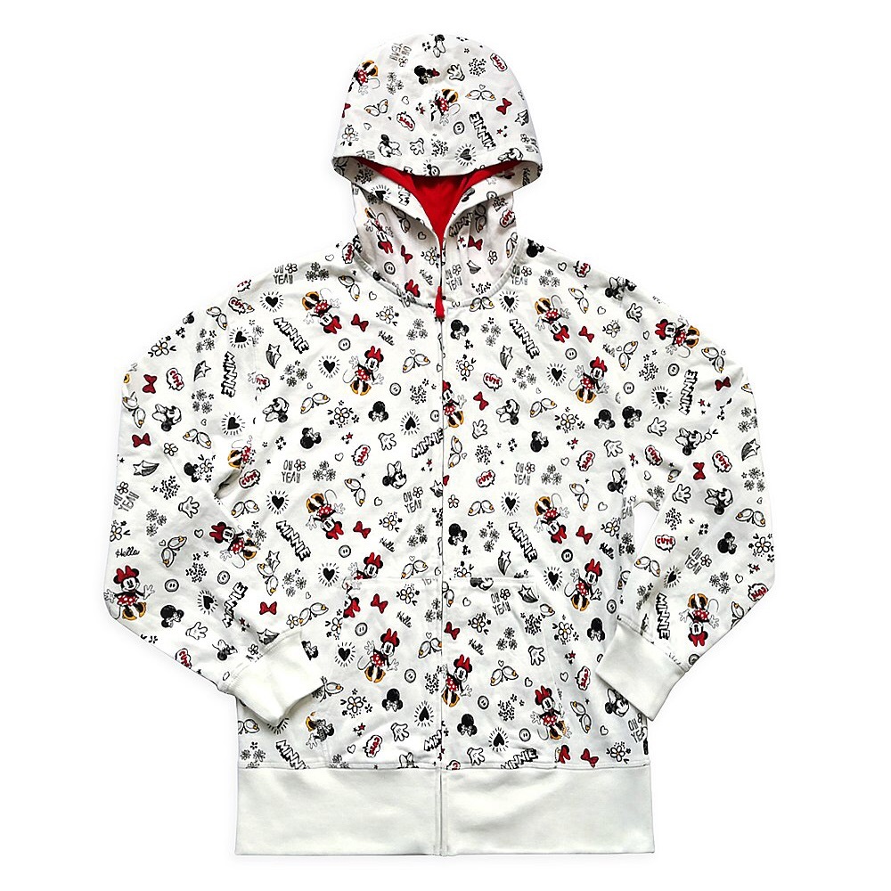 Minnie Mouse Zip Hoodie for Women